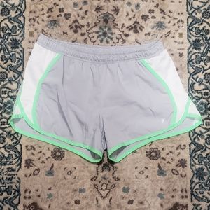 Old Navy Gray & Green Athletic Shorts, Medium